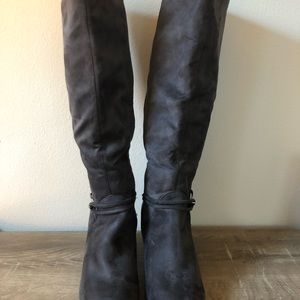 Karen Scott Shoes - Grey Dress Boots Karen Scott Shoes - Grey Dress Boots